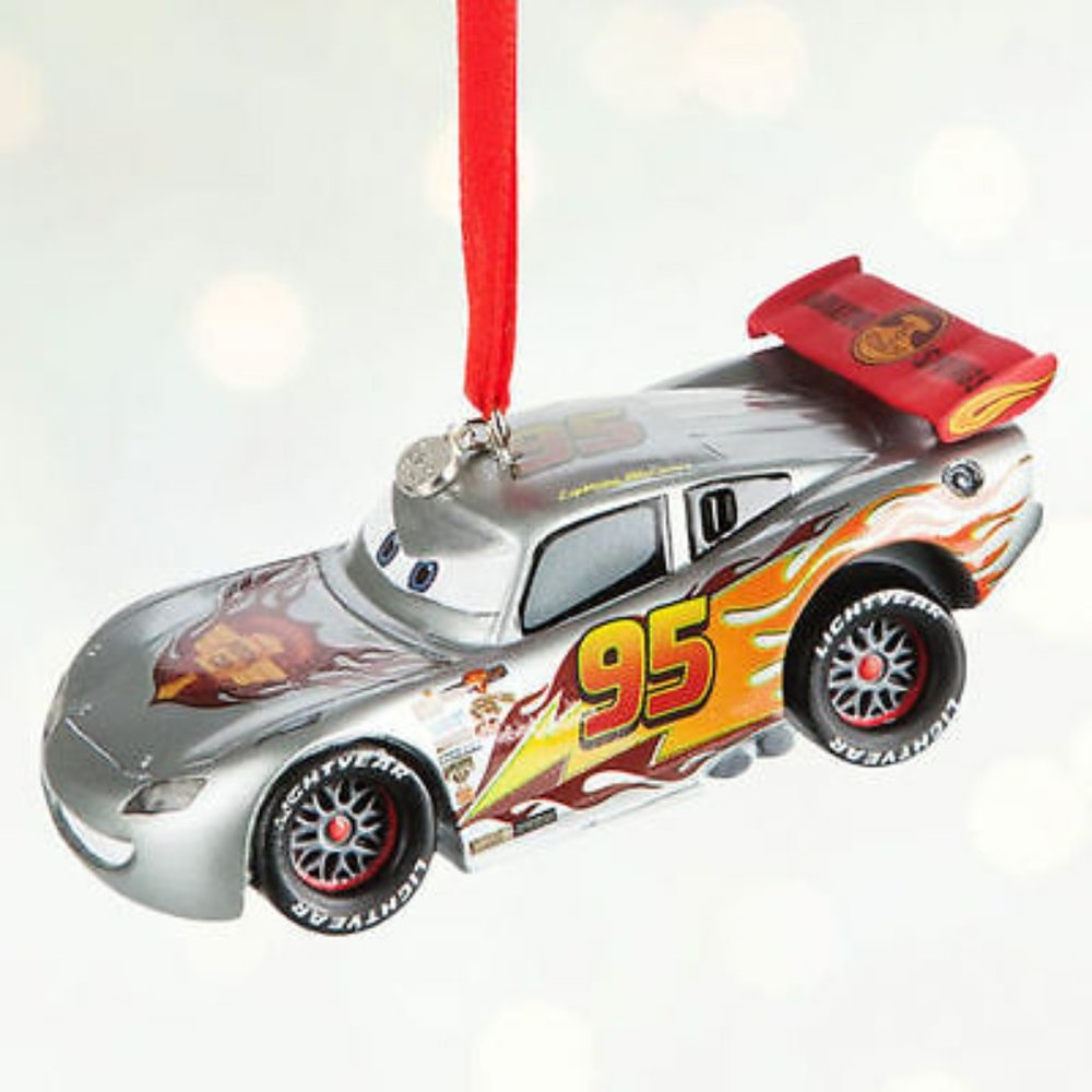 wwwwww Genuine Disney Store Lightning McQueen Cars Light-Up Sketchbook Ornament…